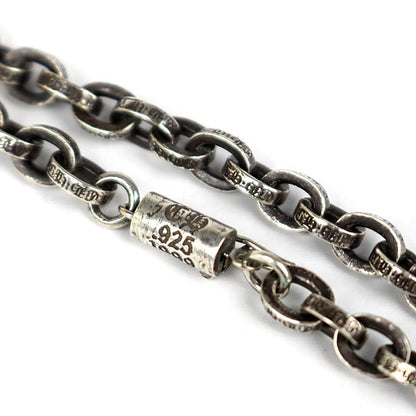 CHROME HEARTS Paper Chain 8 Silver Bracelet Size ONE SIZE