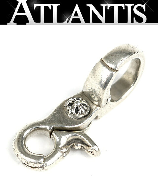 CHROME HEARTS Quick Clip Cross Ball Key Chain Wallet Size ONE SIZE