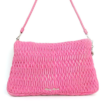 miumiu Matelasse Nappa Crystal Shoulder Bag Size ONE SIZE