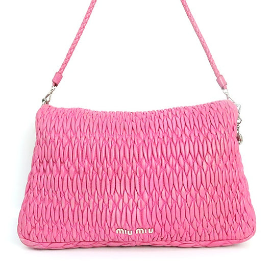 miumiu Matelasse Nappa Crystal Shoulder Bag Size ONE SIZE