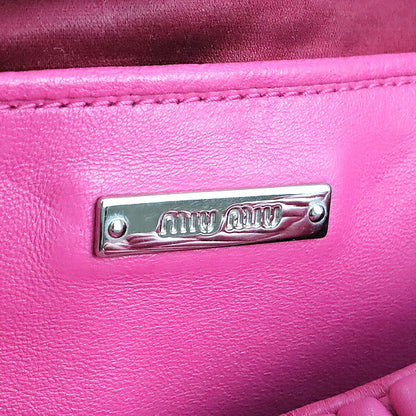 miumiu Matelasse Nappa Crystal Shoulder Bag Size ONE SIZE
