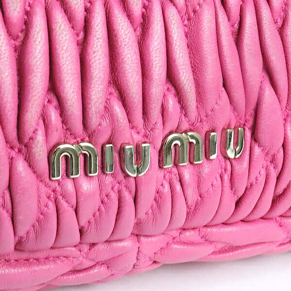 miumiu Matelasse Nappa Crystal Shoulder Bag Size ONE SIZE