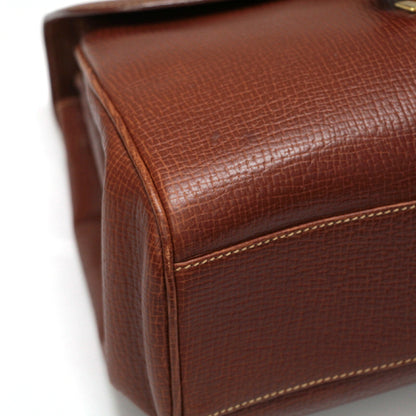 LOEWE Vintage 2-Way Leather Bag Brown Size ONE SIZE