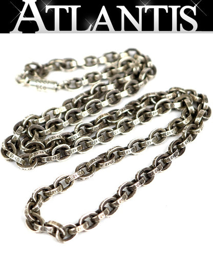 CHROME HEARTS Paperchain Necklace Silver 925 Size ONE SIZE