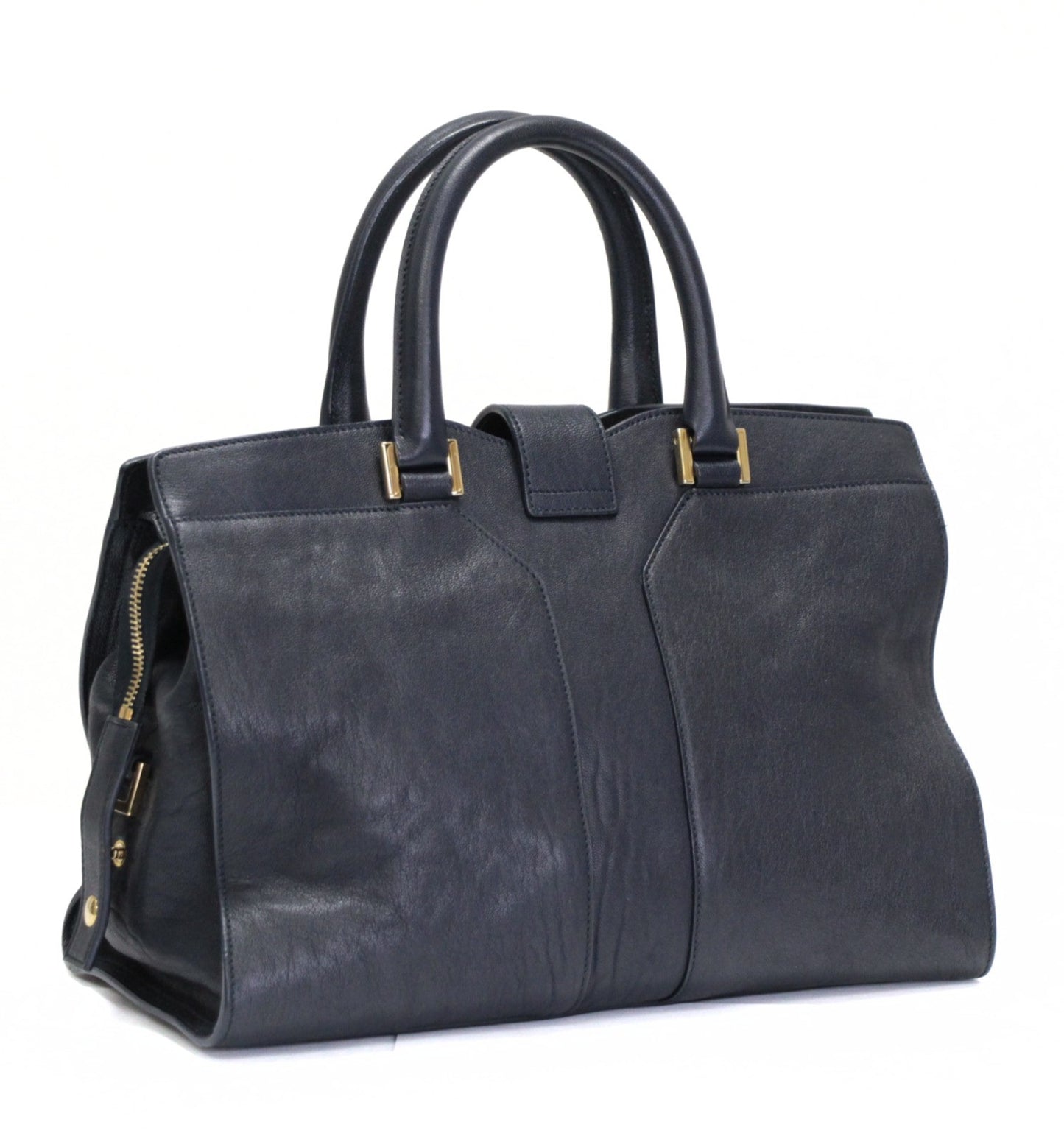 SAINT LAURENT PARIS Cabas Mick Mini Bag Navy Size ONE SIZE