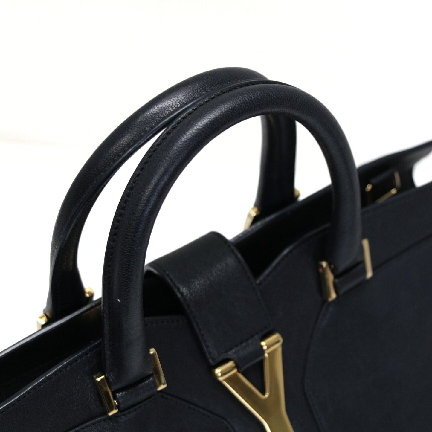 SAINT LAURENT PARIS Cabas Mick Mini Bag Navy Size ONE SIZE