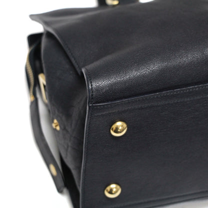 SAINT LAURENT PARIS Cabas Mick Mini Bag Navy Size ONE SIZE