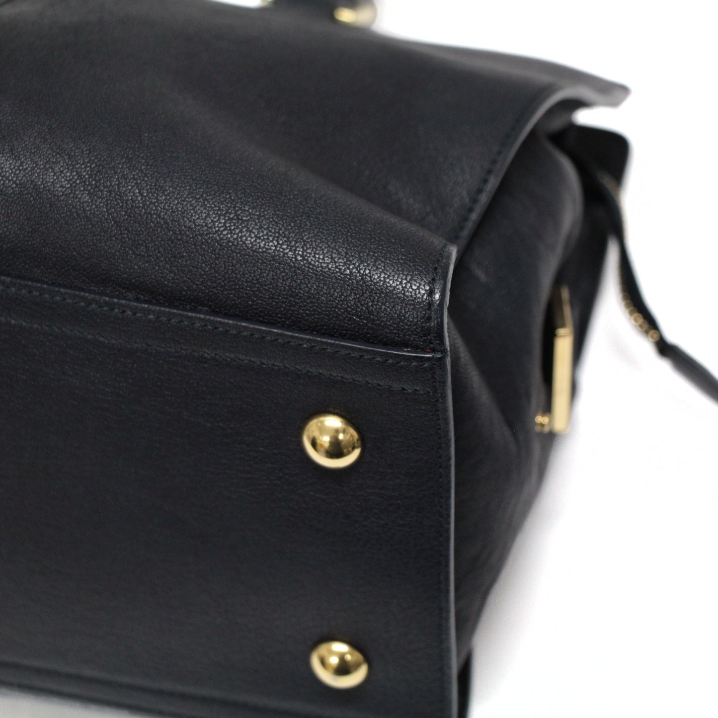 SAINT LAURENT PARIS Cabas Mick Mini Bag Navy Size ONE SIZE