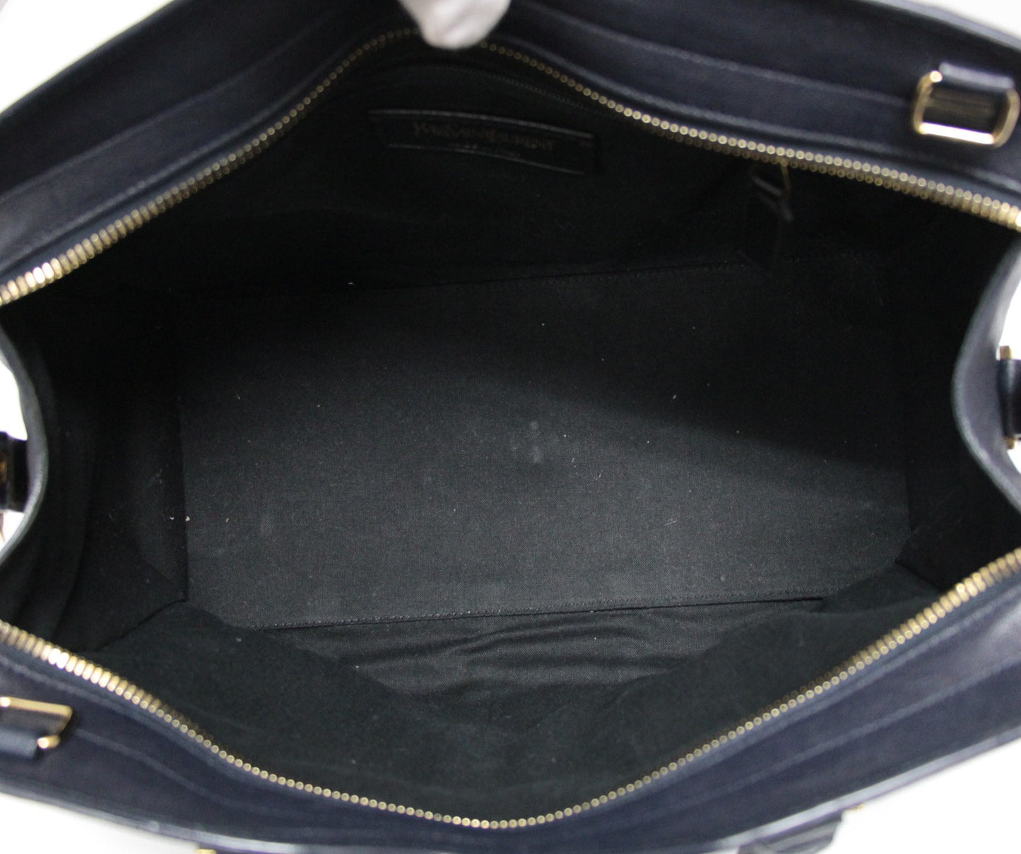 SAINT LAURENT PARIS Cabas Mick Mini Bag Navy Size ONE SIZE