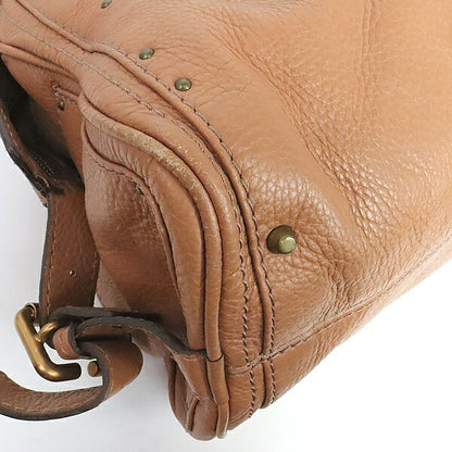 Chloe Paddington Leather Brown G-Hardware Handbag Size ONE SIZE
