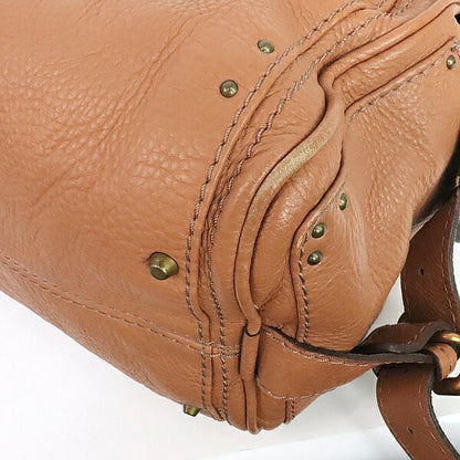 Chloe Paddington Leather Brown G-Hardware Handbag Size ONE SIZE