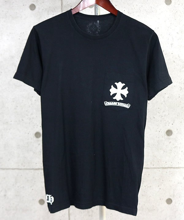 CHROME HEARTS CH Plus Circle Logo T-Shirt Black Size M