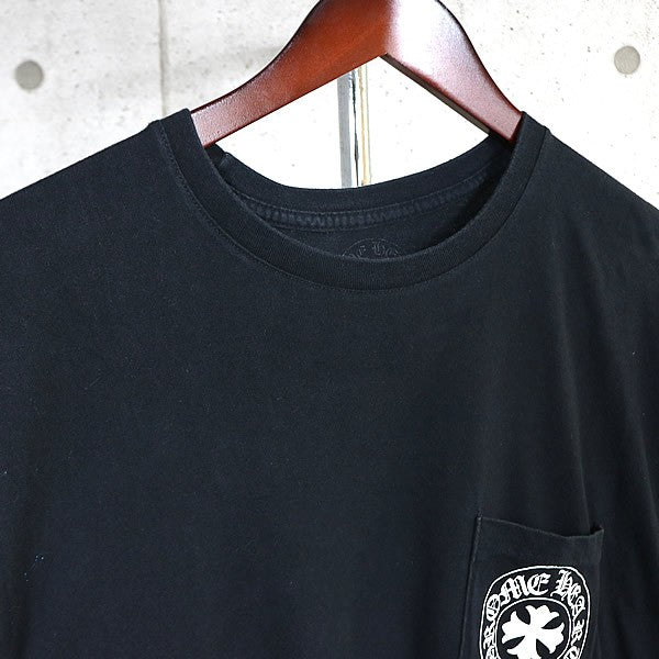 CHROME HEARTS Old CH+ Horseshoe Logo T-Shirt Black Size XL