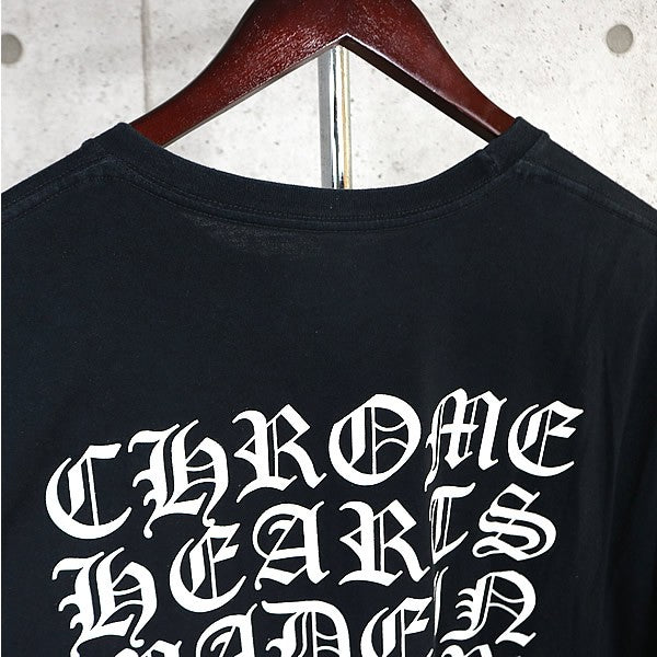 CHROME HEARTS Old CH+ Horseshoe Logo T-Shirt Black Size XL