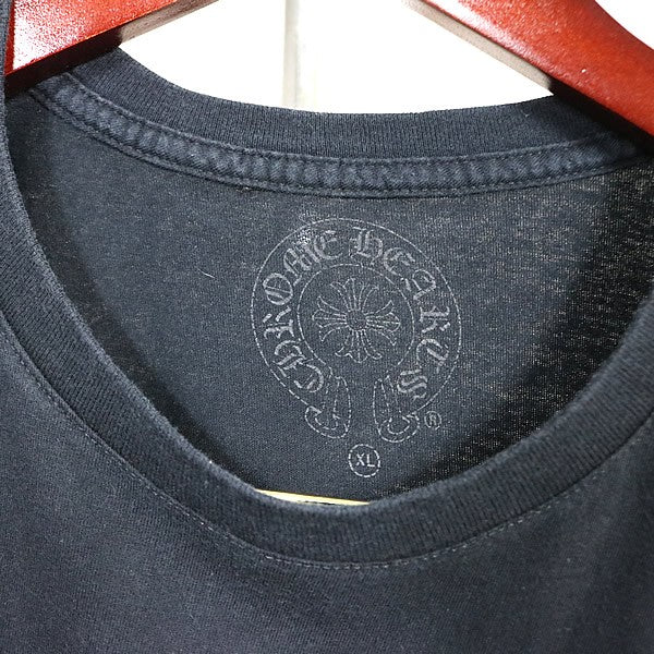 CHROME HEARTS Old CH+ Horseshoe Logo T-Shirt Black Size XL