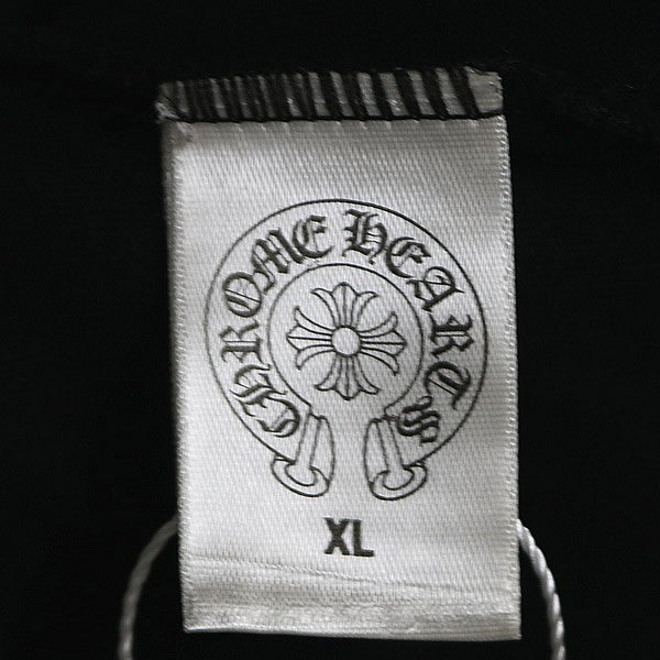 CHROME HEARTS Old CH+ Horseshoe Logo T-Shirt Black Size XL