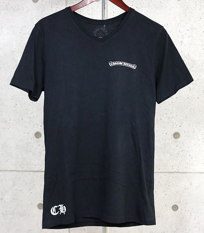 CHROME HEARTS CH Plus Scroll Label T-Shirt Black Size M