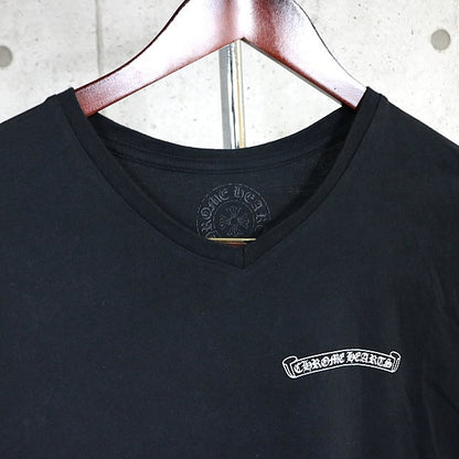 CHROME HEARTS CH Plus Scroll Label T-Shirt Black Size M