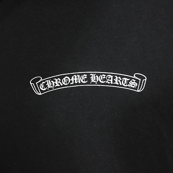 CHROME HEARTS CH Plus Scroll Label T-Shirt Black Size M
