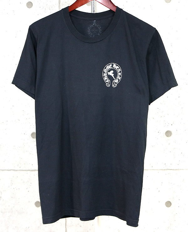 CHROME HEARTS Foti Horseshoe Print T-Shirt Black Size M