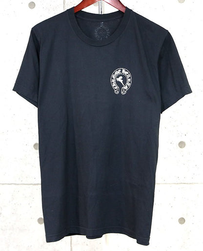 CHROME HEARTS Foti Horseshoe Print T-Shirt Black Size M
