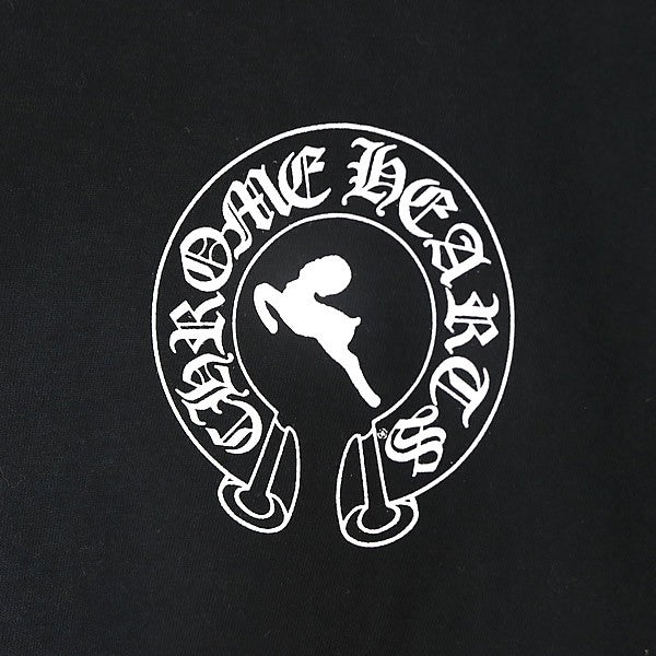 CHROME HEARTS Foti Horseshoe Print T-Shirt Black Size M