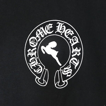 CHROME HEARTS Foti Horseshoe Print T-Shirt Black Size M