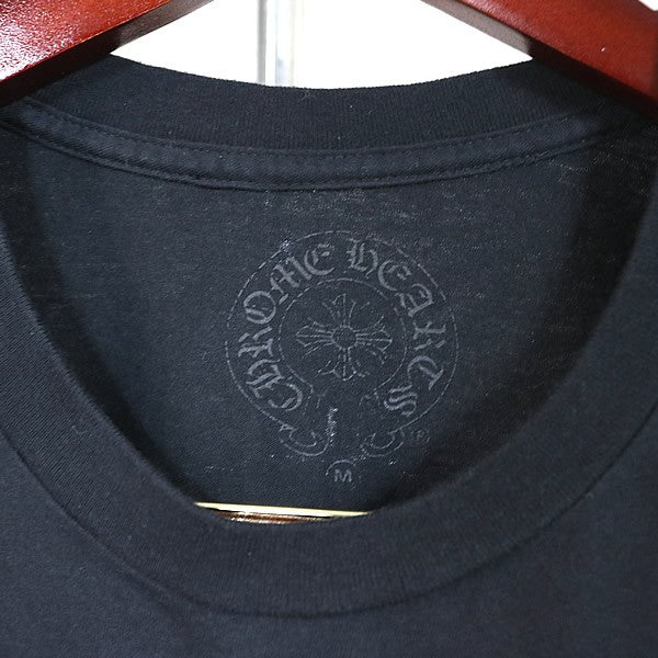 CHROME HEARTS Foti Horseshoe Print T-Shirt Black Size M