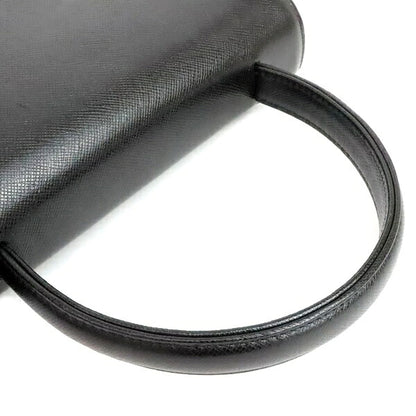 GIVENCHY Turn-lock Leather Black G-Hardware Handbag Size ONE SIZE