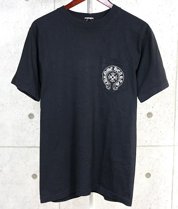 CHROME HEARTS Honolulu Pocket T-Shirt Black Size M