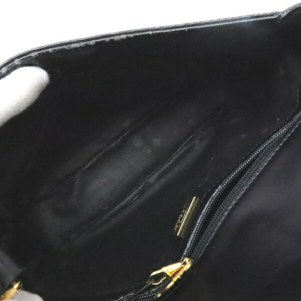 GUCCI Old Gucci Sherry Line Micro GG Bag Black Size ONE SIZE