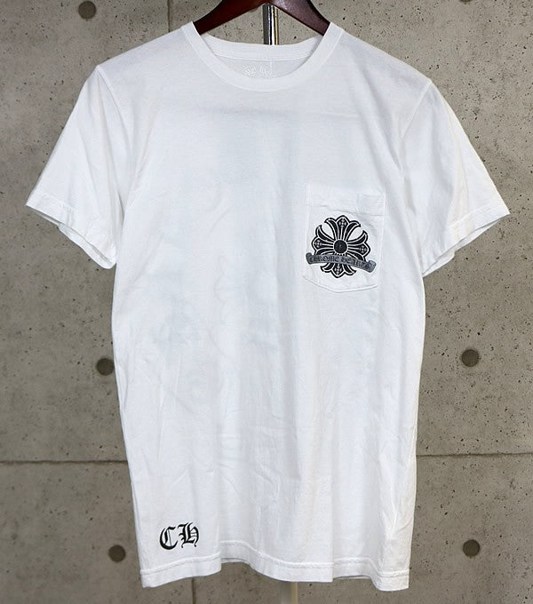 CHROME HEARTS CH Plus Horseshoe T-Shirt White Size M