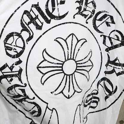CHROME HEARTS CH Plus Horseshoe T-Shirt White Size M