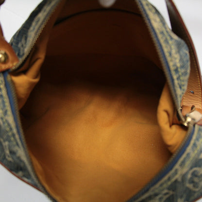 LOUIS VUITTON Monogram Denim Baggy PM Shoulder Bag Blue