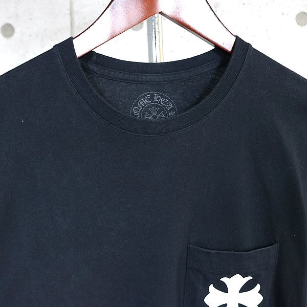 CHROME HEARTS CH Plus Circle Logo Black T-Shirt Size S