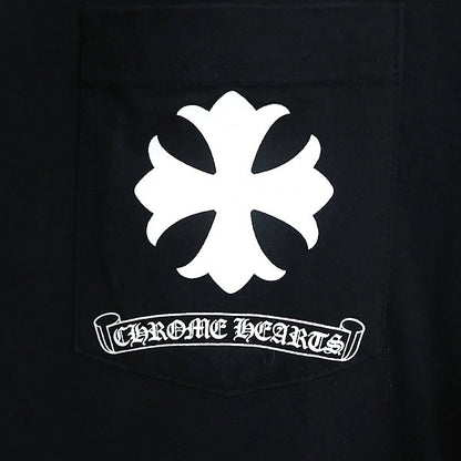 CHROME HEARTS CH Plus Circle Logo Black T-Shirt Size S