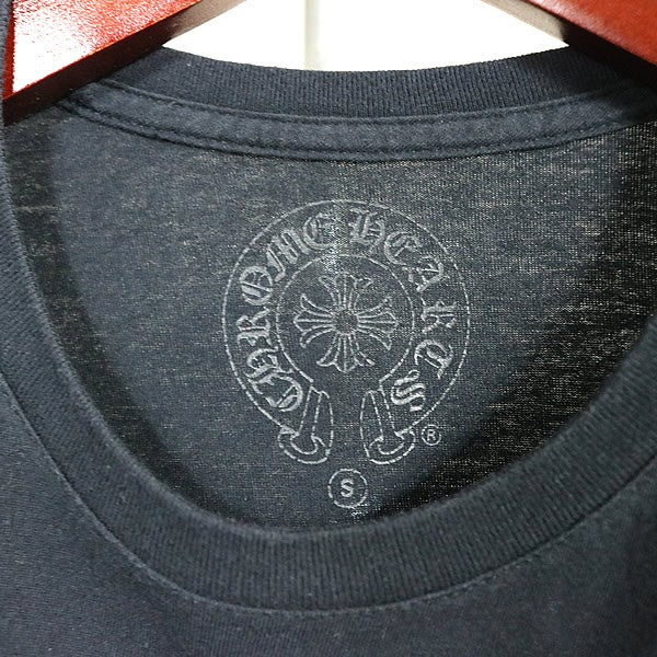 CHROME HEARTS CH Plus Circle Logo Black T-Shirt Size S