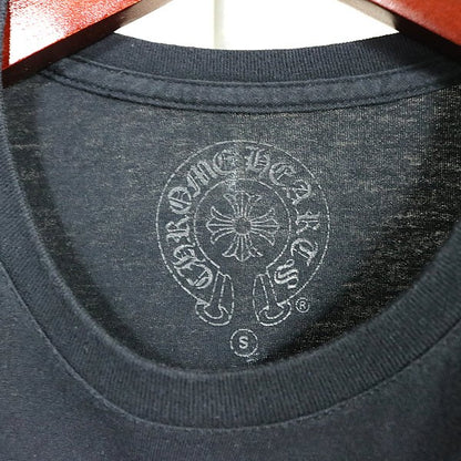 CHROME HEARTS CH Plus Circle Logo Black T-Shirt Size S