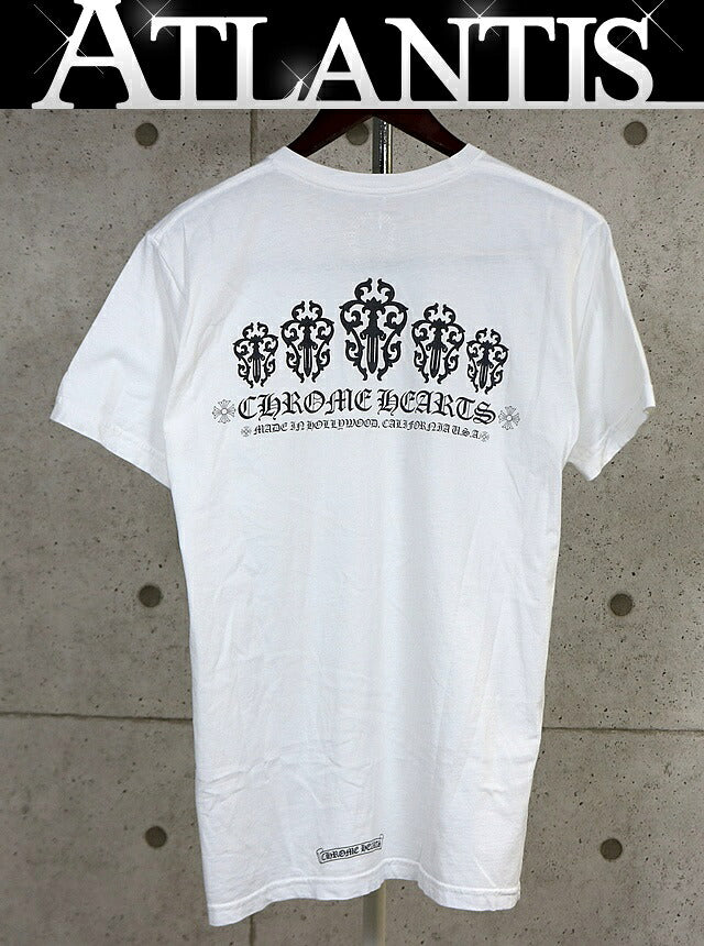 CHROME HEARTS Vine Dagger T-Shirt White Size M