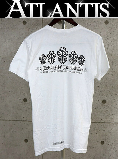 CHROME HEARTS Vine Dagger T-Shirt White Size M