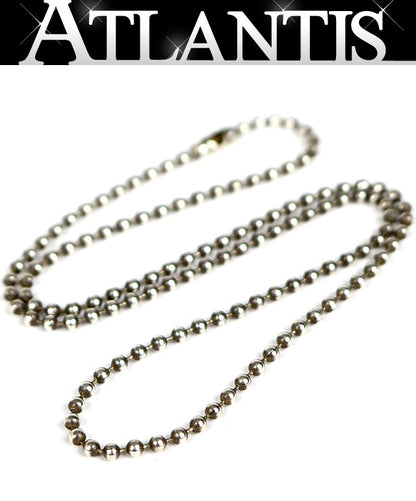 CHROME HEARTS Ball Chain Necklace Silver 925 Size ONE SIZE