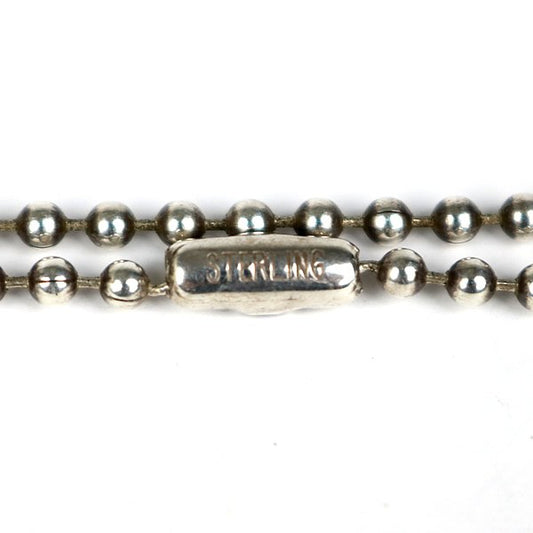 CHROME HEARTS Ball Chain Necklace Silver 925 Size ONE SIZE