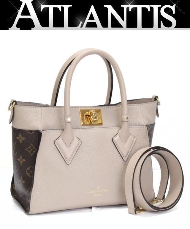 LOUIS VUITTON On My Side PM Monogram Bag Beige Size ONE SIZE
