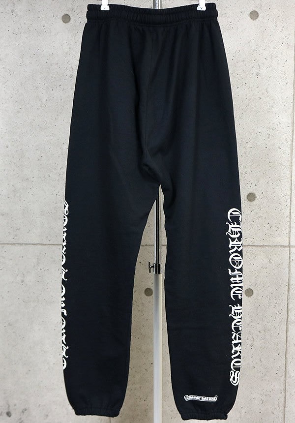 CHROME HEARTS Old English Sweatpants Black Size M