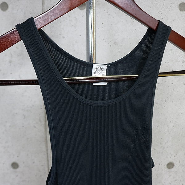 CHROME HEARTS Vintage CH Plus Cotton Tank Top Black Size S
