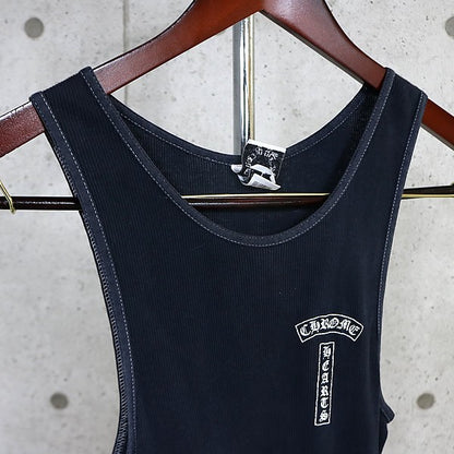 CHROME HEARTS Old Vintage Large Cross T-Bar Top Black Size L