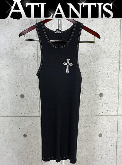 CHROME HEARTS NY Limited Large Cross Tank Top Black Size M