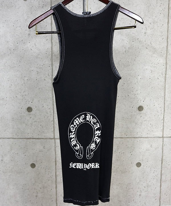 CHROME HEARTS NY Limited Large Cross Tank Top Black Size M