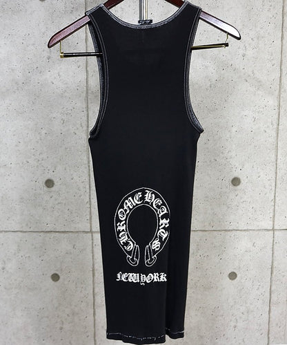 CHROME HEARTS NY Limited Large Cross Tank Top Black Size M