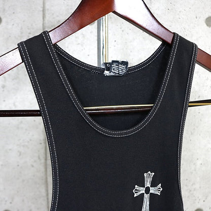 CHROME HEARTS NY Limited Large Cross Tank Top Black Size M